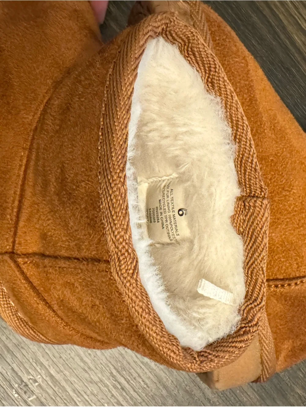 Cozy Toddler Faux Suede Winter Boots - Chestnut Brown